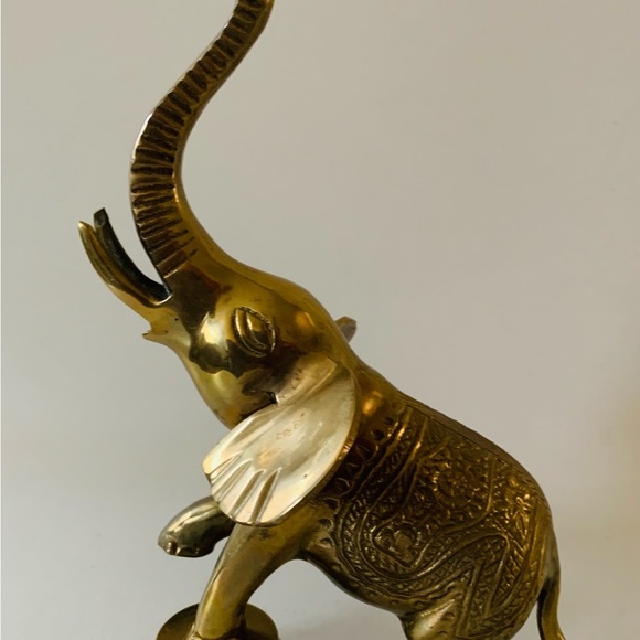 Metal elephant figurine - Picture 6 of 10